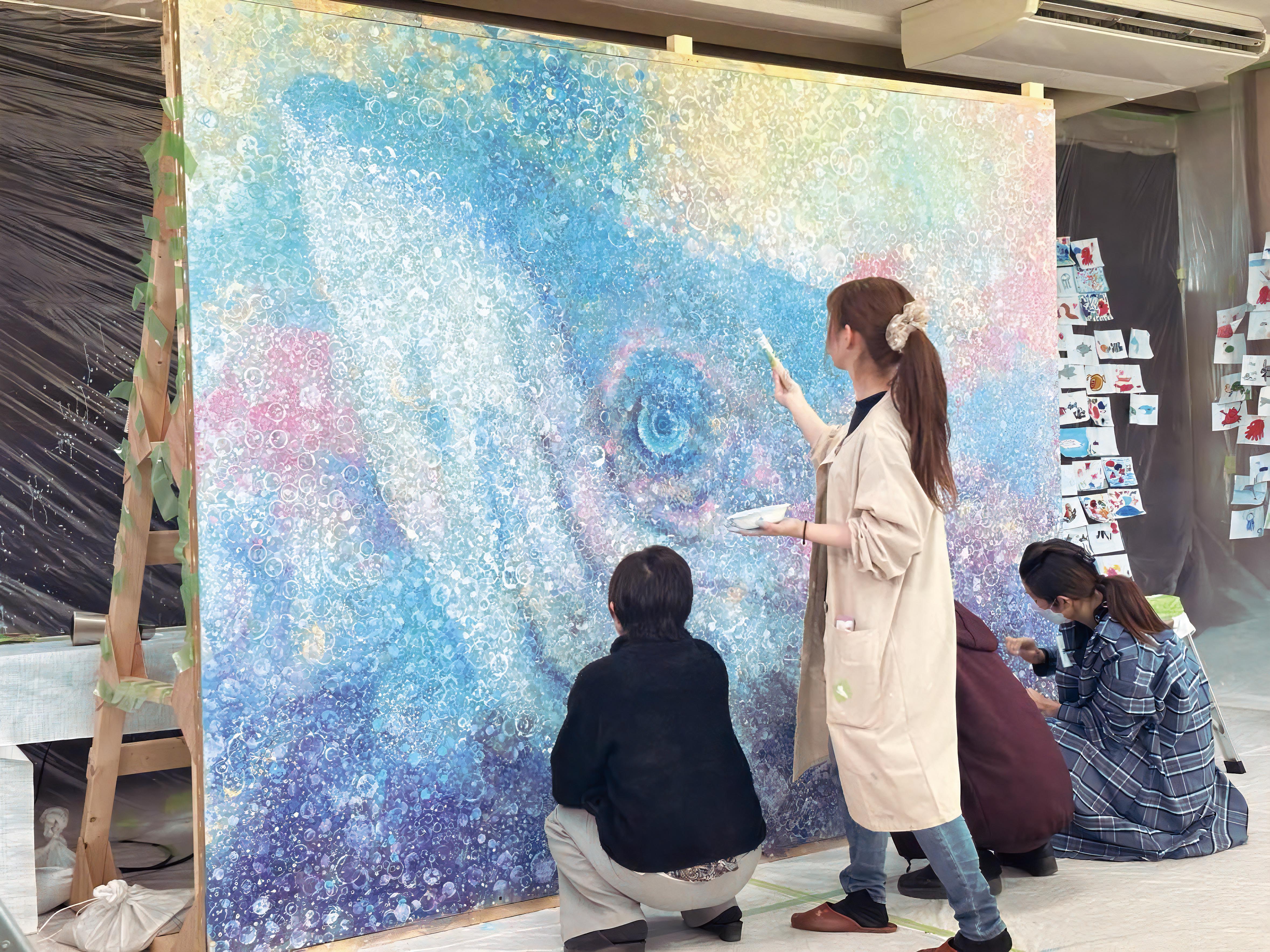 Surface - 点描画制作風景